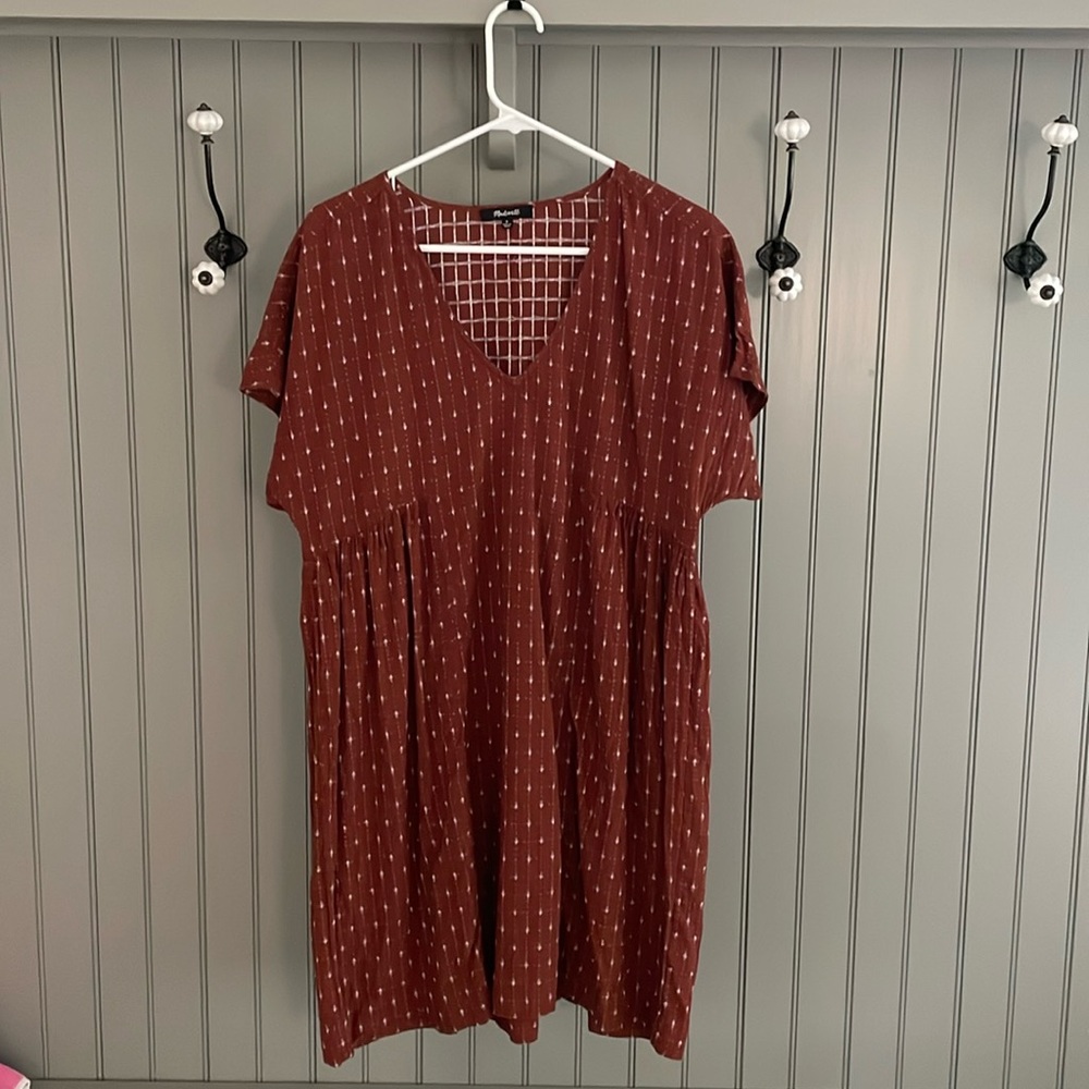 Madewell Cotton Dress, 100% cotton, super comfortable lightweight dress.